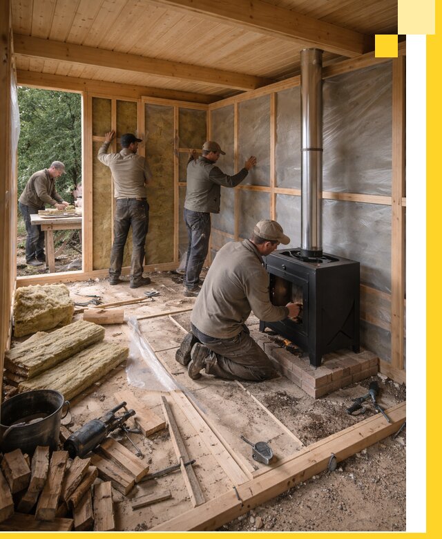 Профессиональный монтаж бань под ключ в Кинешме для дома