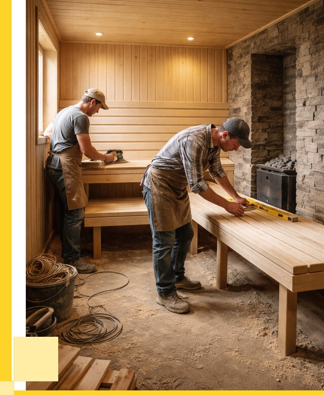 Отделка бани в Кинешме: внутренняя отделка от 3032 р. | ЭриданКнш