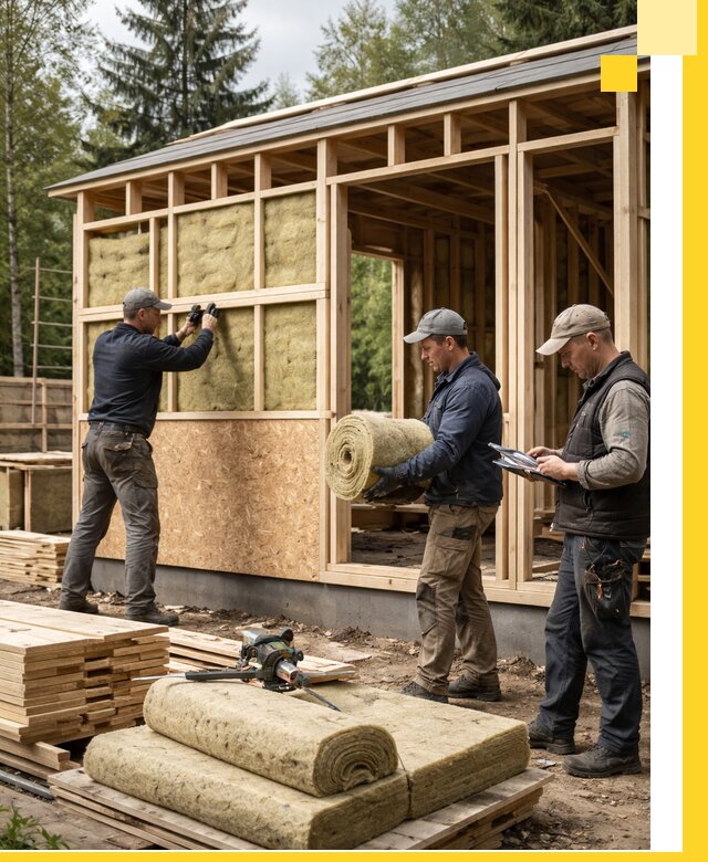 Проектирование и строительство каркасных бань в Кинешме под ключ