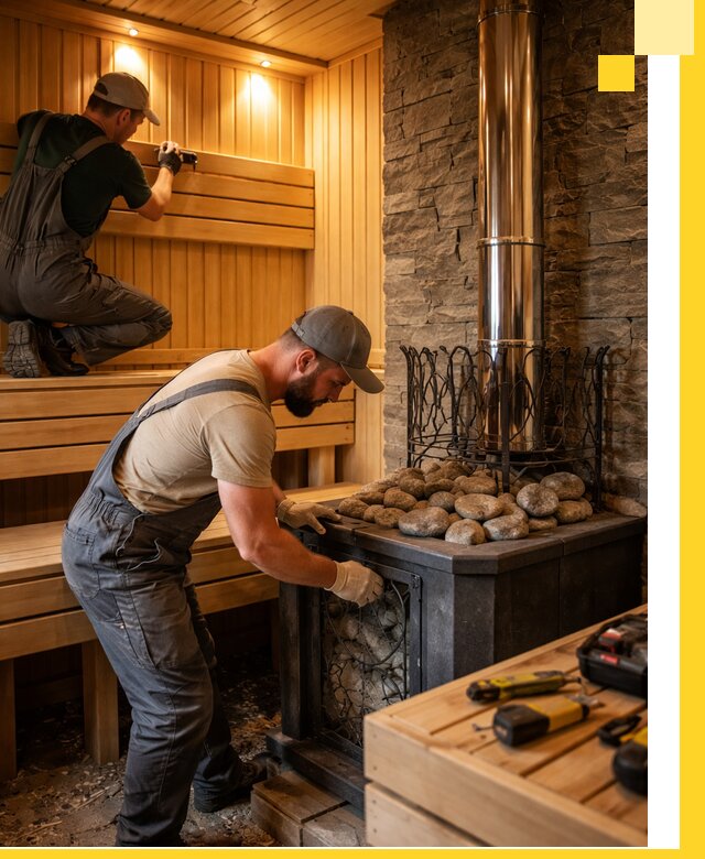 Комплексный дизайн бань, саун и зон отдыха в Кинешме