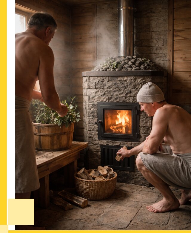 Банные печи под ключ в Кинешме от 45482 р. | ЭриданКнш кирпичная