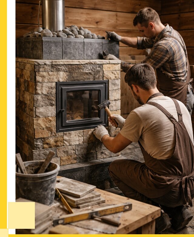 Облицовка банной печи в Кинешме от 15161 р. | ЭриданКнш