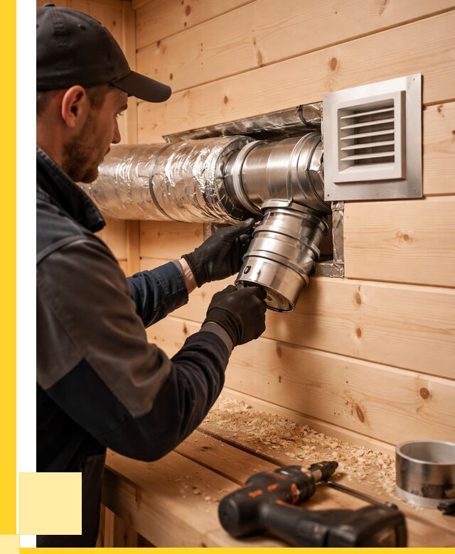 Монтаж вентиляции бани в Кинешме от 12128 р. | ЭриданКнш