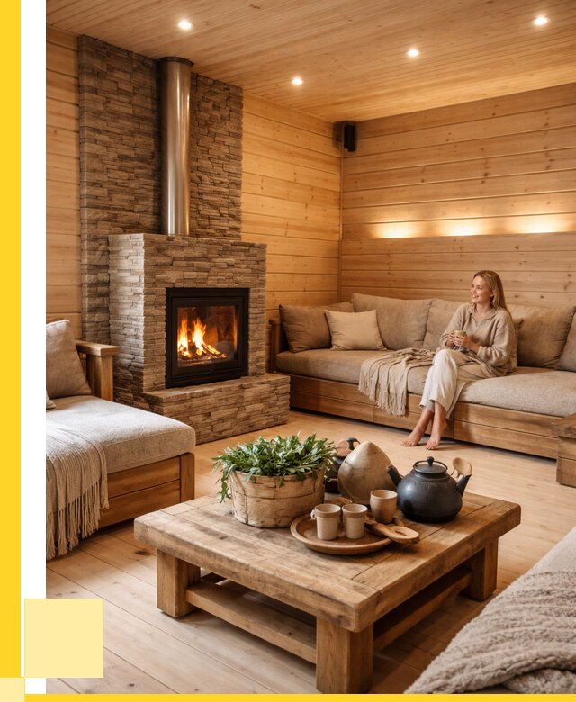 Проект бани с комнатой отдыха в Кинешме от 35375 р. | ЭриданКнш