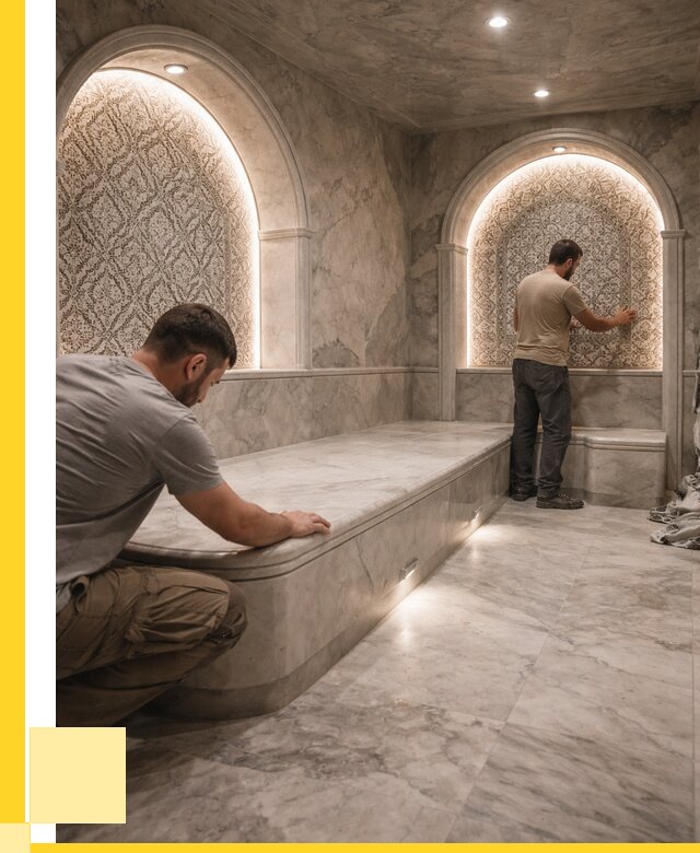 Турецкие бани под ключ в Кинешме от 252675 р. | ЭриданКнш