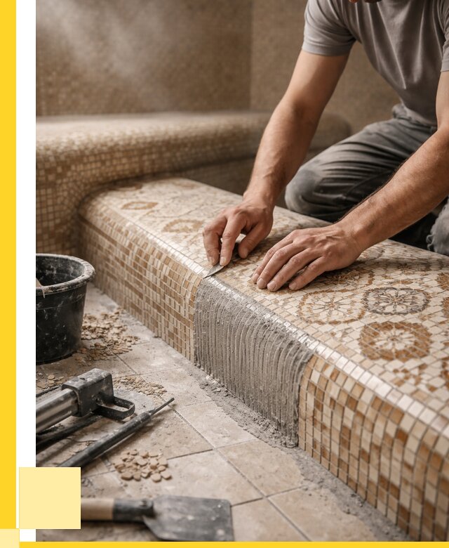 Плитка для хамама под ключ в Кинешме от 3537 р. | ЭриданКнш