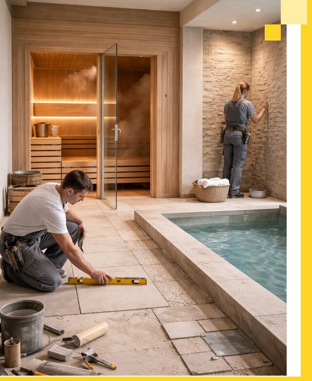 Комплексный дизайн и отделка интерьеров SPA под ключ в Кинешме